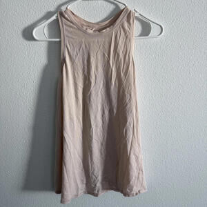 Lululemon Open Back Tank Blush Light Pink Sz Small/Medium Activewear Athleisure